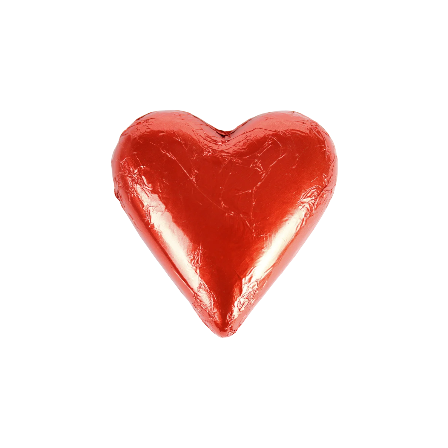 Foiled Heart Solid Milk 100g